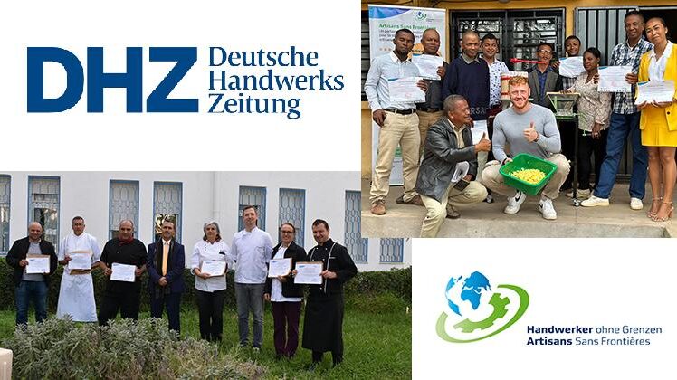 DHZ Schwerpunkt-Artikel „Entwicklungszusammenarbeit: deutsche Handwerker in Afrika“